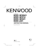 Kenwood KDC-W241 User manual