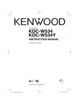 Kenwood KDC-W534 User manual