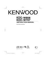 Kenwood KDC-W707 User manual