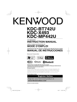 Kenwood KDC-X493 User manual