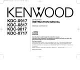 Kenwood KDC-X817 User manual