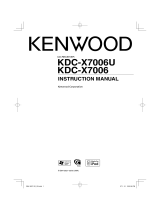 Kenwood KDC-X7006 User manual