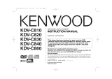 Kenwood KDV-C860 User manual
