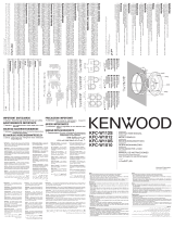 Kenwood KFC-W1010 User manual