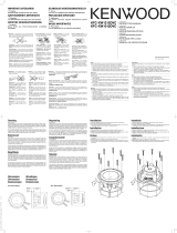 Kenwood KFC-XW1012DVC User manual