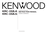 Kenwood KRC-152LA User manual
