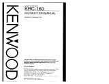 Kenwood KRC-160 User manual