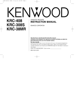 Kenwood KRC-408 User manual