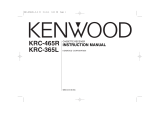 Kenwood KRC-365L User manual