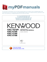 Kenwood KRC-579B User manual