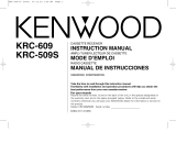 Kenwood KRC-609 User manual