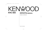 Kenwood KRC-865 User manual