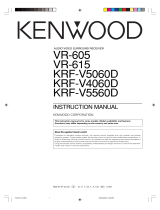 Kenwood VR 605 - AV Receiver User manual