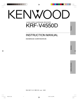 Kenwood KRF-V4550D User manual
