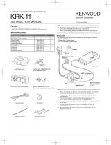 Kenwood KRK-11 User manual