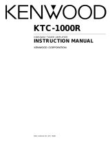 Kenwood KTC-1000R User manual