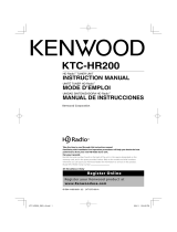Kenwood KTC-HR200 - HD Radio Tuner Box User manual