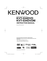 Kenwood KVT-534DVD User manual