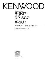 Kenwood X-SG7 User manual