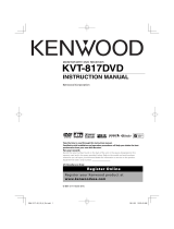 Kenwood KVT-817DVD - Excelon - DVD Player User manual