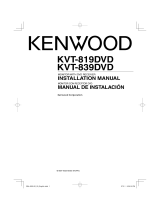 Kenwood KVT-839DVD User manual