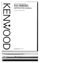 Kenwood KX-W8050 User manual
