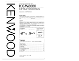 Kenwood KX-W8060 User manual