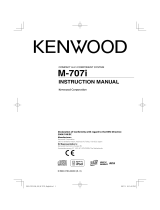 Kenwood M-707I User manual