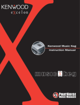 Kenwood Excelon music keg User manual