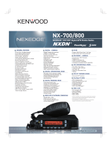 Kenwood NX-800 User manual