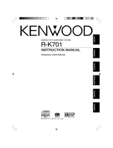 Kenwood R-K701 User manual