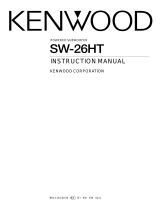 Kenwood SW-26HT User manual