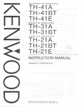 Kenwood TH-31BT User manual