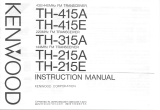 Kenwood TH-215E User manual