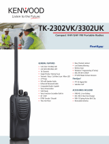 Kenwood TK-3302UK User manual