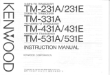 Kenwood TM-231E User manual