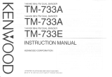 Kenwood TM-733E User manual