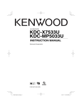Kenwood KDC-MP5033 User manual