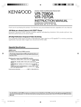 Kenwood VR-7070A User manual