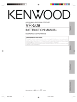 Kenwood VR-509 User manual