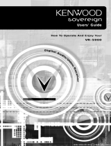 Kenwood VR-5900 Sovereign User manual