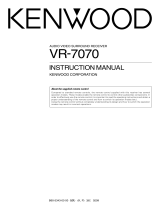 Kenwood VR-7070 User manual