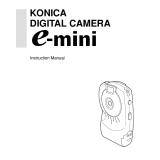 Konica Minolta E-Mini User manual