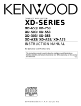 Kenwood XD-303 User manual