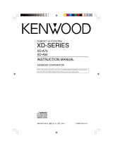 Kenwood XD-A55 User manual