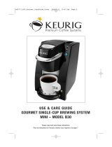 Keurig Mini-Brewers User manual