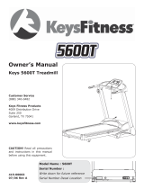 Keys Fitness 5600T User manual