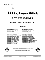 KitchenAid KP26M1XOB5 User manual