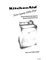 KitchenAid Clothes Dryer User manual