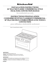 KitchenAid Dual Fuel Convection Range User manual